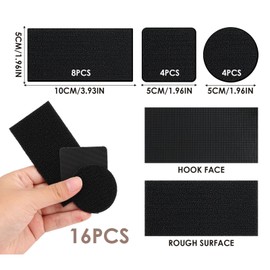 Rug Grips,16 PCS Rug Gripper for Carpeted Floor Anti Slip Carpet Clip Reusable Carpet Sticky Washable Rug Stickers for Carpeted Floor Sofa Cushion Car Boot Liners