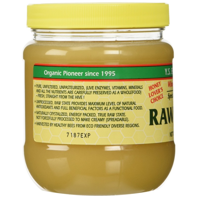 YS Organic Bee Farms Honey (Raw) 14 oz. Pack of