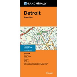 Rand McNally Folded Map: Detroit Street Map