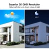 Ediloca Security Cameras Wireless Outdoor, 2K Pan Rotating 300° Battery