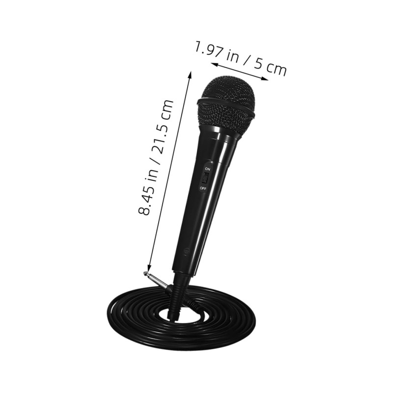 Levemolo 2pcs Handheld Wired Microphone Dynamic Vocal Mic for Singing