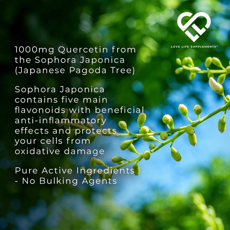 Quercetin & Bromelain 1000mg | 60 Capsules - 30 Servings