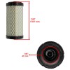 Caltric Air Filter For Kawasaki Mule Pro-Dx Pro-Dxt KAF1000 2016-2019