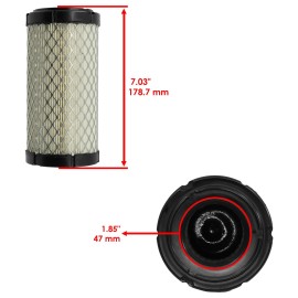 Caltric Air Filter For Kawasaki Mule Pro-Dx Pro-Dxt KAF1000 2016-2019 11013-1290