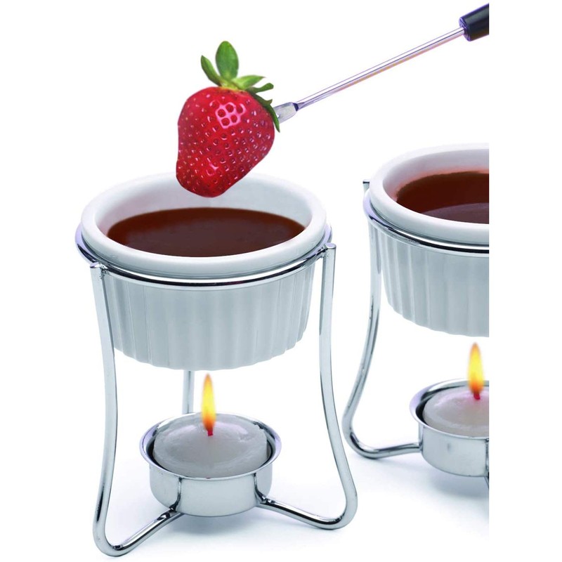 PrepWorks by Progressive 5-Ounce Ceramic Butter Warmer Home Fondue Set