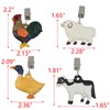 MY MIRONEY Set of 4 Tablecloth Weights on Clip Hangers,