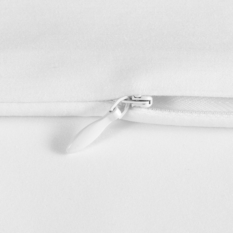 MÖVE Noblesse Pillowcase 80 x 40 cm 100% Cotton White/Champagne