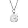 HIJONES Men's Stainless Steel Round Coin Constellation Necklace Zodiac Sign