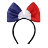 Haarreif mit Schleife | Fan der französischen Mannschaft | dreifarbiges