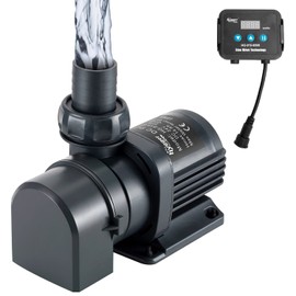 Hygger 2120GPH Quiet Submersible and External 24V Water Pump, with Controller (30%-100% Settings), Powerful Return Pump for Fish Tanks, Aquariums, Ponds, Fountains, Sump, Hydroponics (65W, 18ft)