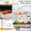 Maxdot 50 Pack Disposable Food Containers with Lids Paper Food