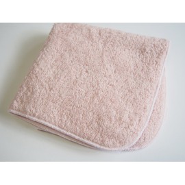 Imabary Well-Absorbing Long Pile Handkerchief Towels, Set of 10, (Special Prices as Long as Available), Classic 9.8 x 9.8 inches (25 x 25 cm), Baby Pink
