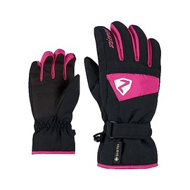 Ziener Children's Lago GTX Glove Junior Ski Gloves, Winter Sports | Waterproof, Breathable, black., pink, 5