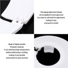 Pack of 10 Plastic Pipe Covers, Heater Pipe Decor Buckle,