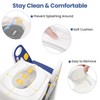 Primlect Potty Training Seat, 2-in-1 Toddler Toilet Seat with Step