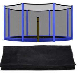 ORCC Trampoline Out Net, Replacement Kids Trampoline Out Net for 16 15 14 12 10 8FT, Outdoor Yard Trampolines Cloth for Kids Adults (ONLY NET)