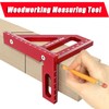 Woodworking Angle Ruler, 3D Woodworking Square Protractor, 3D Multi Angle