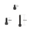 CAMVATE Three Types M4 Threaded Screw Pack (15 pcs,M4X8mm,M4X10mm,M4X22mm) -