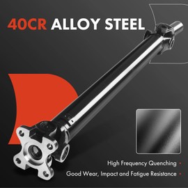 A-Premium Rear Complete Drive Shaft Prop Shaft Driveshaft Assembly [4WD Automatic Transmission] Compatible with Jeep Liberty 2004 2005 2006 2007 V6 3.7L, Replace# 52853119AA, 52853119AD