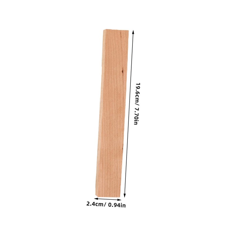 TEHAUX 1 Set Wooden Hairpin Making Block DIY Jewelry Accessory