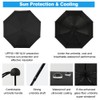 Folding Travel Umbrella, 8 Ribs Mini Folding Umbrella with Capsule