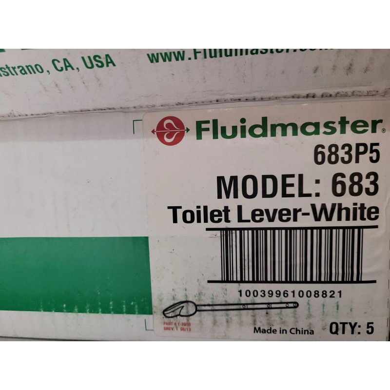 Fluidmaster 683 Universal White Toilet Tank Lever NEW!