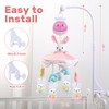 Aimafun Baby Crib Mobile for Girls with Music, Lights &