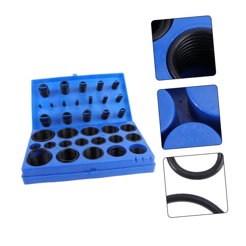 ULTECHNOVO Rubber Grommet Kit 419pcs Ring Assortment Automotive Care Metric