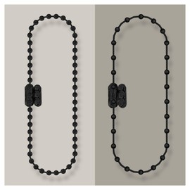 EFIXS Roller Blind Chain Made of PVC (Operating Chain) - Length: 120 cm to 50 m - Here: 240 cm Operating Length (480 cm Circulation) - 4.5 x 12 mm - for Roller Blinds, Blinds and Slat Curtains,