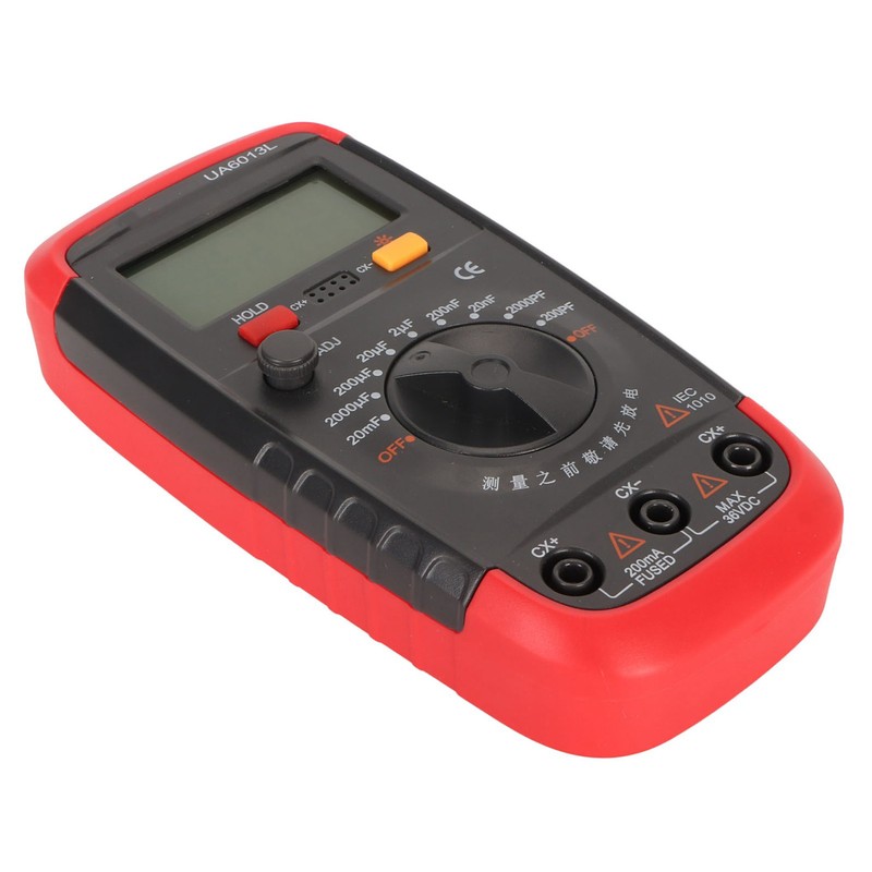 Digital Capacitance Meter 0.1pF to 20,000uF High Accuracy Backlit Function