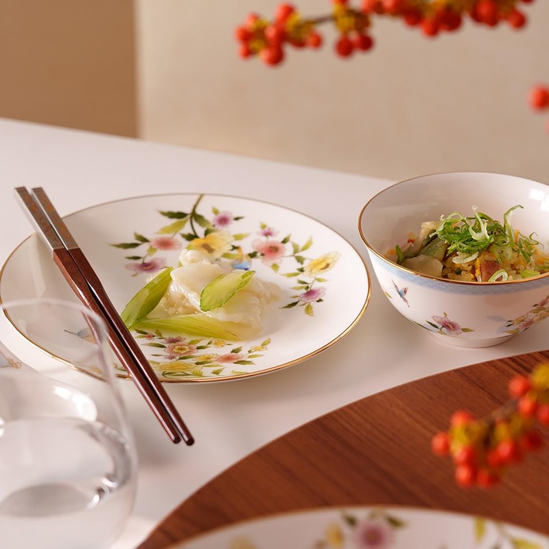 Narumi 52468-23400 Plate Plate Set, Lamage, 7.5 inches (19 cm),