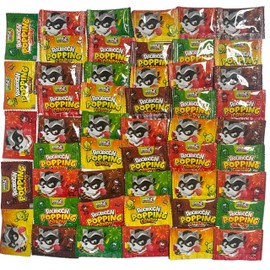 CAPTAIN PLAY Mini Shower Economy Pack, 50 Mini Bags, Candy Box with 50 g