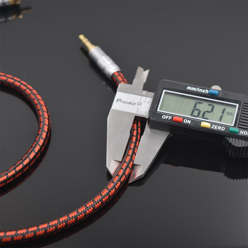 Primeda Audiophile High Purity Copper Aux Audio Cable 3.5mm Male