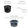 Sharpeye 8 Inch Square Shower Drain with Removable Wedge Wire