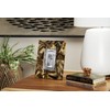 Deco 79 Gold & Brown Resin Rectangular Picture Frame with