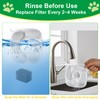 Cat Water Fountain Filter,Pet Fountain Filters compatible with Veken 67oz/2L,