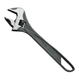 Top Hyper Monkey Zero HM-38 Wide No-Backlash Monkey Wrench, Mouth Opening 0 - 1.5 in (0 - 38 mm), Uses No Backlash Worm-Screw, Monkey Wrench