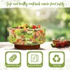 Domensi 2 Pcs Extra Large Glass Salad Bowl Set 125