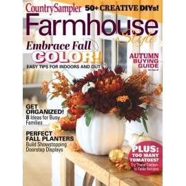 Farmhouse Style- Embrace Fall-Country Sampler Magazine- BRAND NEW