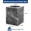 CABALAY Marble Pencil Pen Holder for Desk, Multi-Functional Pen Cup
