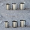 SPORTARC Portable Camping Water Cup Titanium Cup Double Wall Titanium
