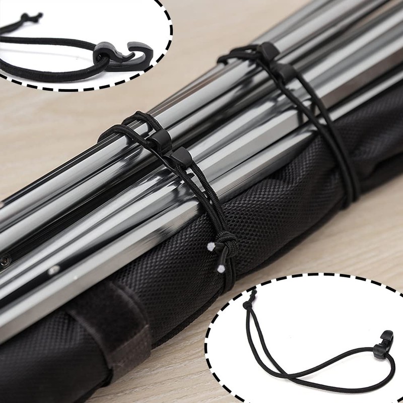 48PCS Tactical Gear Clip Set Molle Webbing Attachments for Backpack