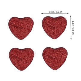 Alipis 30Pcs Mini Heart Shape Tealight Candles Romantic Love Candles for Valentine Day Wedding and Home Decor for Party and Celebration Decorations