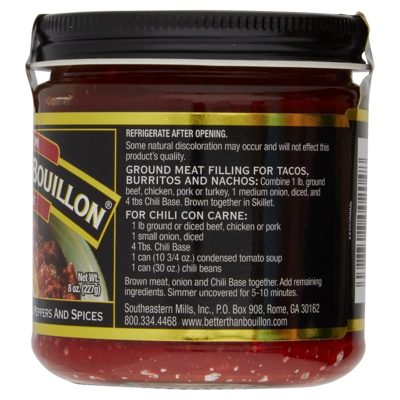 Better Than Bouillon Chili Base, Made from Select Roasted Chili