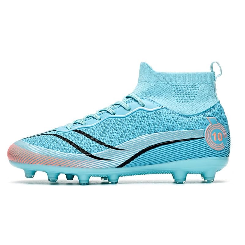 HNMLIR Unisex-Adult Soccer Cleats: Mens High-Top Soccer Shoes Lightweight Training
