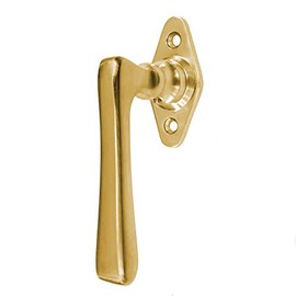 Antikas - Window olive patinated brass - window handle, window fittings - 12.5 x 5.8 cm