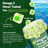Vegan Omega 3 Gummies 1000mg + Astaxanthin, Phospholipids, DHA 560mg