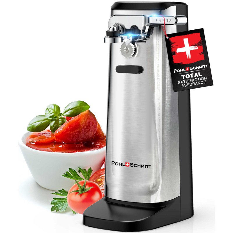 POHL SCHMITT Electric Can Opener with Knife Sharpener and Bottle