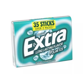 Extra Megapak Polar Ice Chewing Gum 35 Pieces 12 Packs (2 boxes) Free Shipping