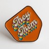 Karma Gifts, Enamel Pronoun Pin, THEY